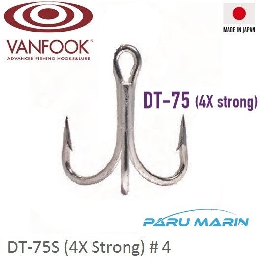 Vanfook Dt-75S Üçlü İğne #4 (Heavy Duty)