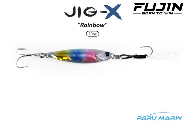 Fujin Jig-X 10gr. Jig Yem RAINBOW