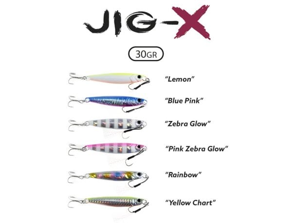 Fujin Jig-X 30gr. Shore Jigging Yem Lemon