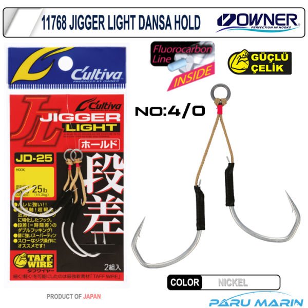 Owner Cultiva 11768 Jigger Light Dansa Hold 4/0 , 2 adet