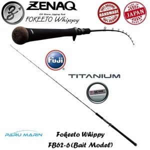 Zenaq Fokeeto Whippy FB62-6 Jig Kamışı  188 cm. Max. 250 g.