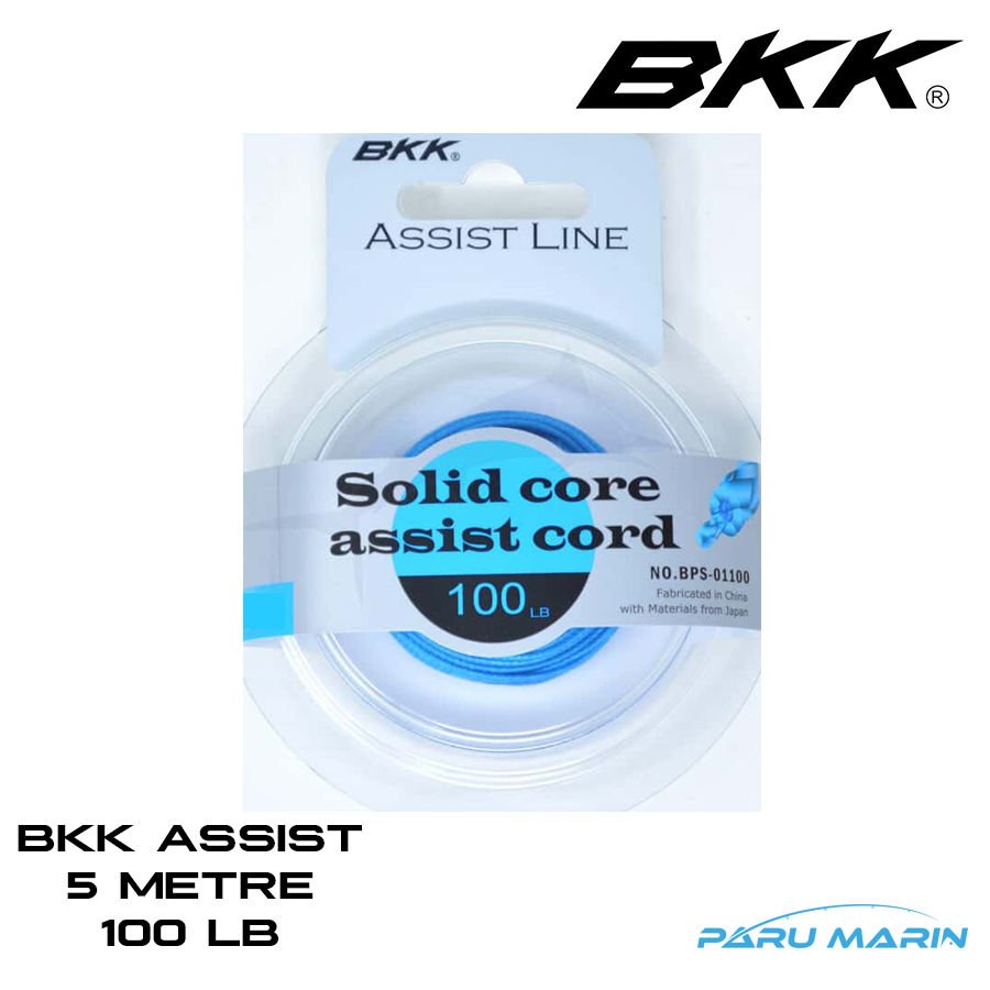 BKK Solid Core Assist Cord 100 lb. 5 metre İp