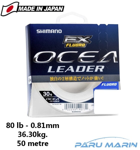 Shimano Ocea Leader EX Fluoro 0.81mm-80lb 50mt.