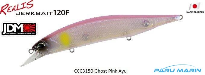 Duo Realis Jerkbait 120F CCC3150 / Ghost Pink Ayu
