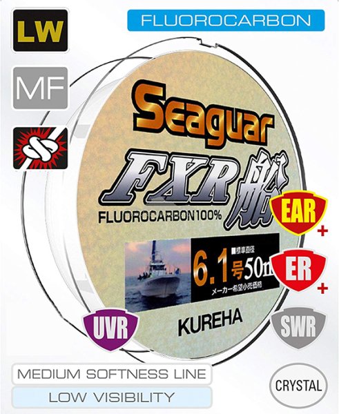 SEAGUAR FXR %100 Florokarbon 50Mt. 0,285mm - 9.7kg Misina