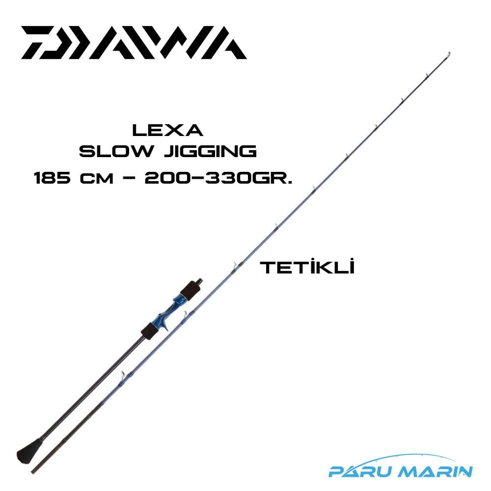 Daiwa Lexa 185 cm 200-330 gr 2 Parça Slow Jig Kamışı (LXSJ61B4AF)