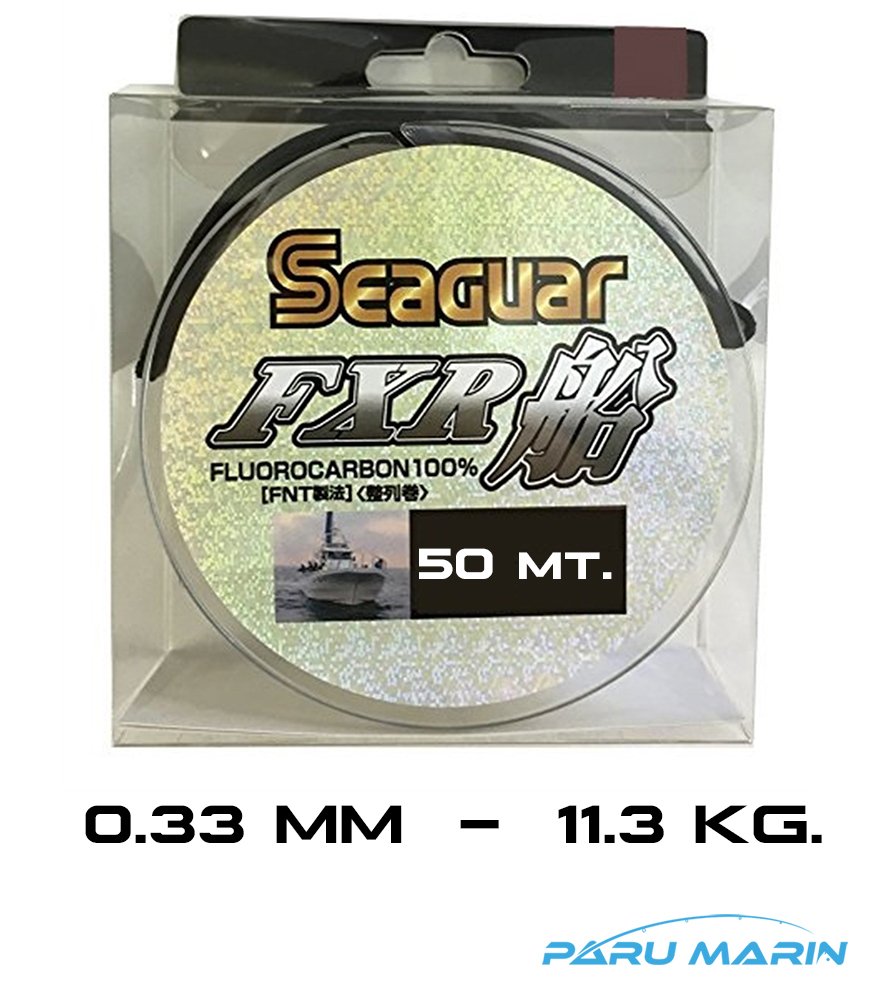 SEAGUAR FXR %100 Florokarbon 50Mt. 0,33mm - 11.3kg Misina