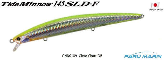 Duo Tide Minnow 145 SLD-F GHN0139 / Clear Chart OB