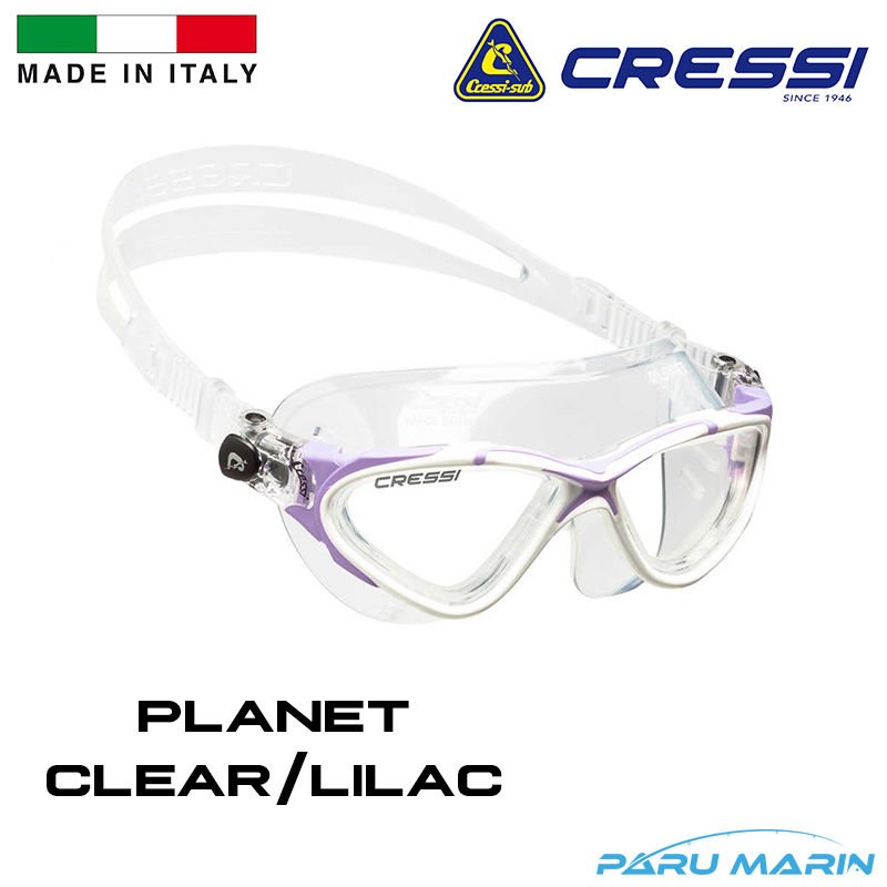 Cressi Planet Clear/Lilac Yüzücü Gözlüğü