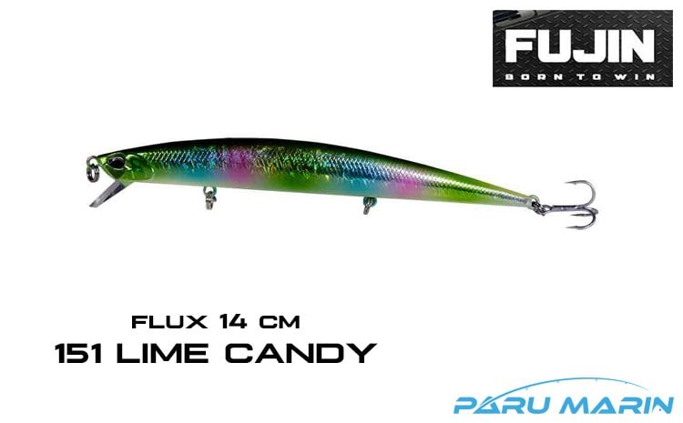 Fujin Flux 140mm 18gr Floating Maket Balık 151 Lime Candy