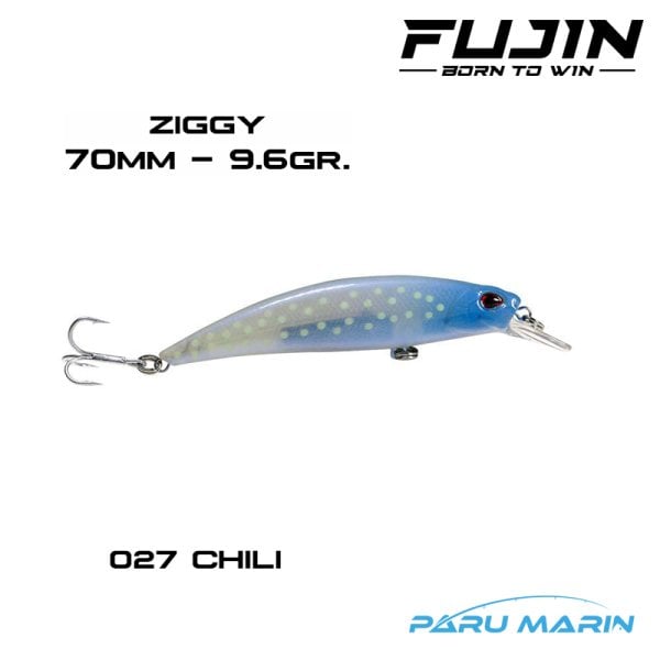 Fujin Ziggy7 Maket Balık 70mm 027 Chili