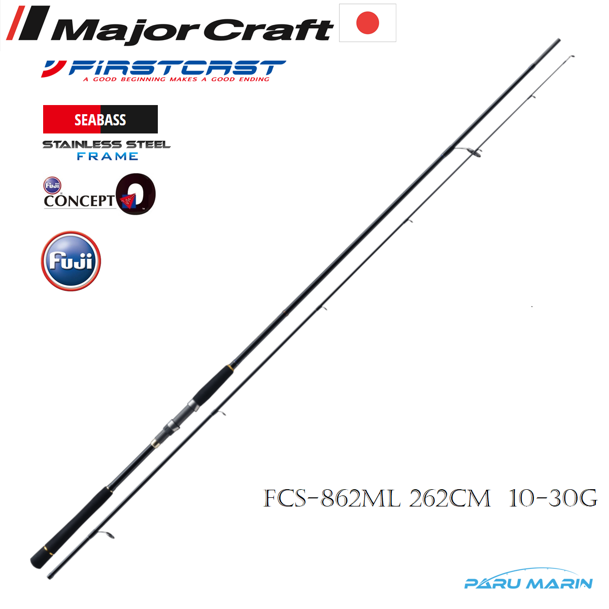 Major Craft Firstcast Seabass Spin Kamış FCS-862ML 262cm 10-30g