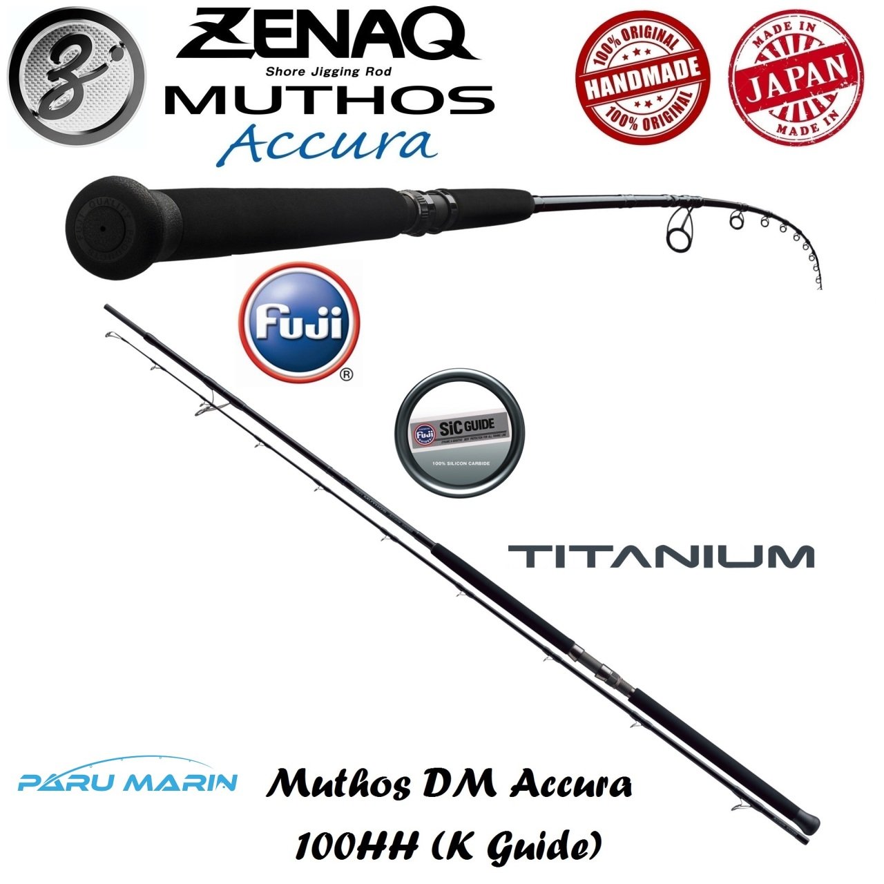 Zenaq Muthos DM Accura 100HH K 305 cm.  60-230 g.