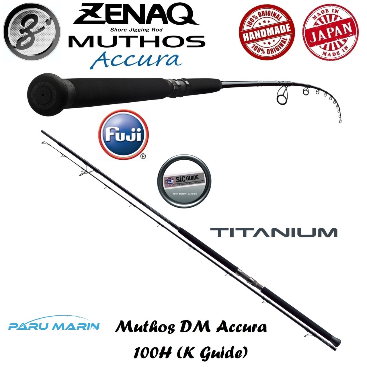 Zenaq Muthos DM Accura 100H K 305 cm. Jig 30-200 g.