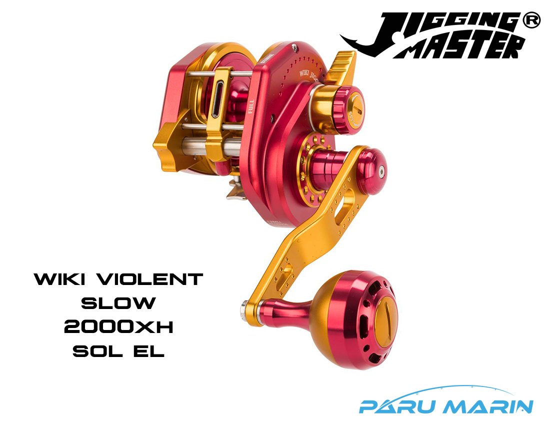 Jigging Master Wiki Violent Slow 2000XH Red Gold (Sol El) Slow Jig Çıkrık Olta Makinesi