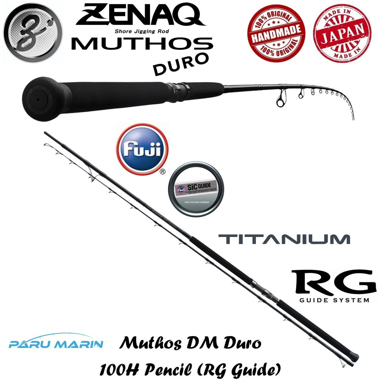 Zenaq Muthos DM Duro 100H Pencil RG 305 cm. 30-100 g.