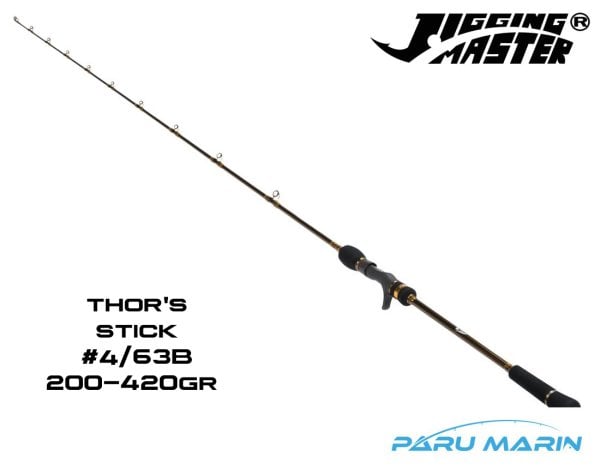 Jigging Master Thor's Stick #4/63B 191cm 200-420gr. Tetikli Jig Kamış