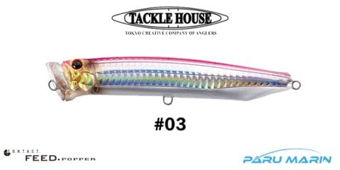 Tackle House Feed Popper 120 No:03 Maket Balık