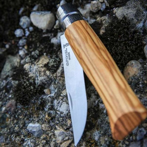 Opinel Inox 8 No Zeytin Saplı Çakı