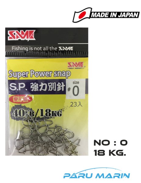 Same Super Snap Klips No:0 - 18 Kg.