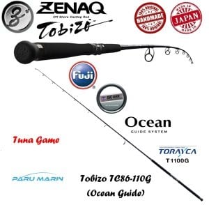 Zenaq Tobizo  TC86-110G for Tuna Game Off Shore Casting Kamış  229 cm. Max. 140 g.