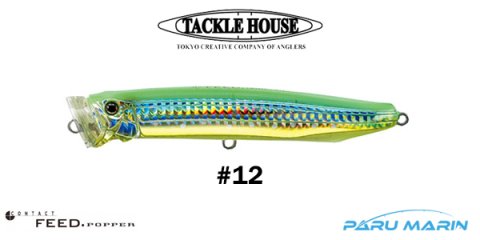 Tackle House Feed Popper 120 No:12 Maket Balık