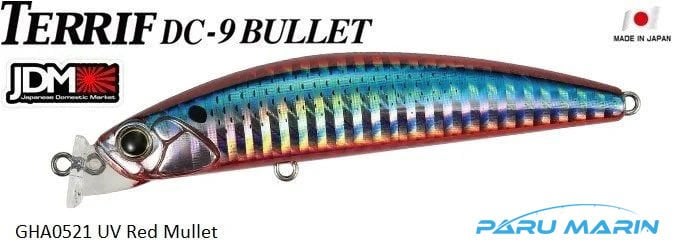 Duo Terrif Dc-9 Bullet GHA0521 / UV Red Mullet