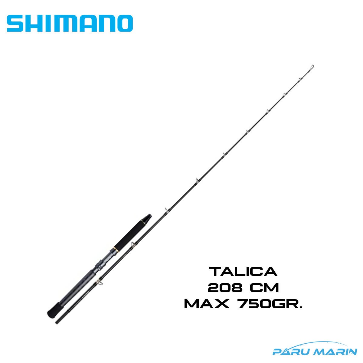 Shimano Talica 208cm. Max 750gr. Trolling / Deep Drop Kamışı