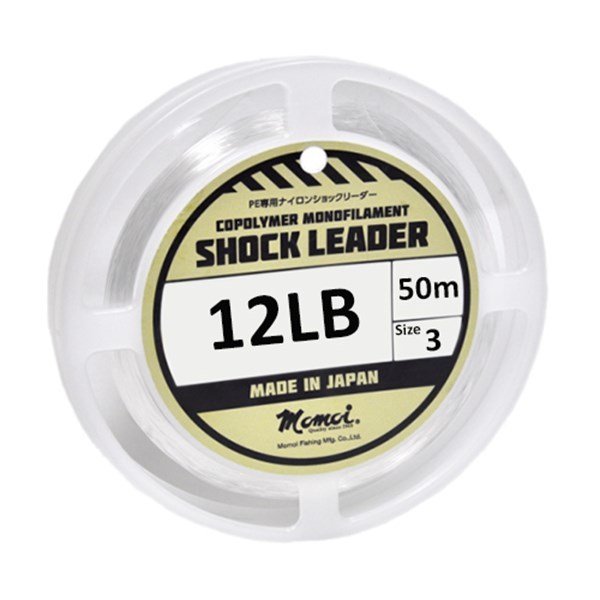MOMOI SHOCK LEADER 0,28mm (12lb/6kg) 50mt