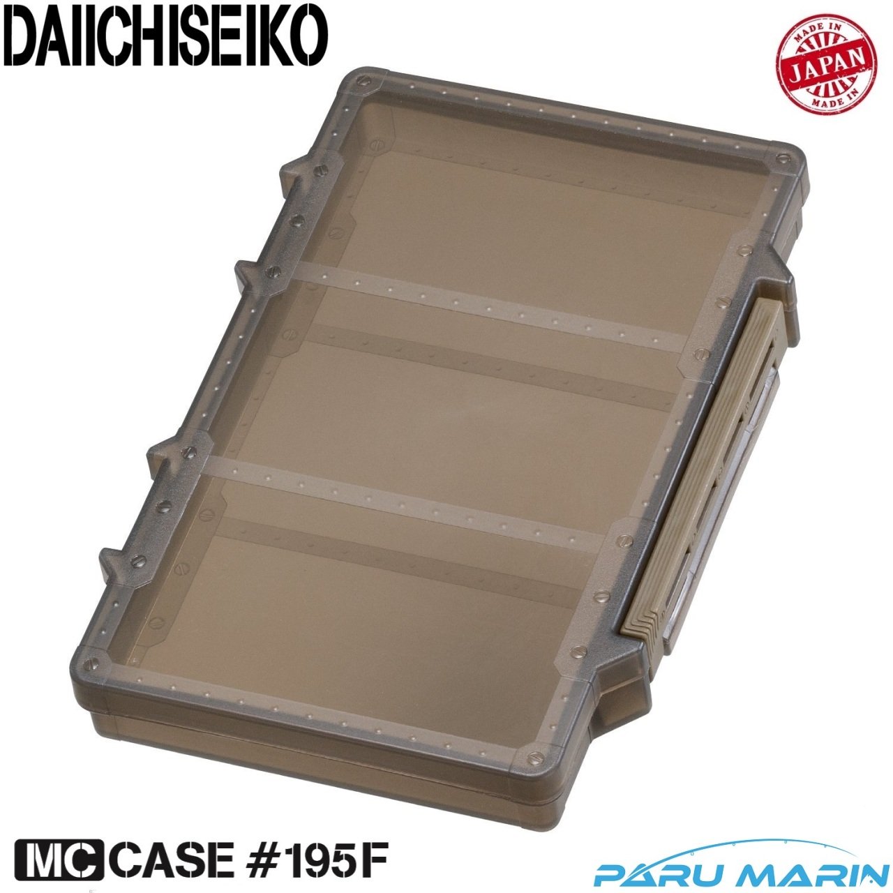 Daiichiseiko MC Case 195F Sahte ve Aksesuar Kutusu Dark Earth