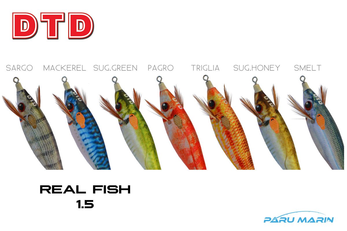 DTD Real Fish Bukva 1.5 Serisi 55 mm. Glow