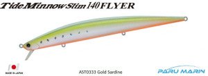 Duo Tide Minnow Slim Flyer 140 AST0333 / Gold Sardine