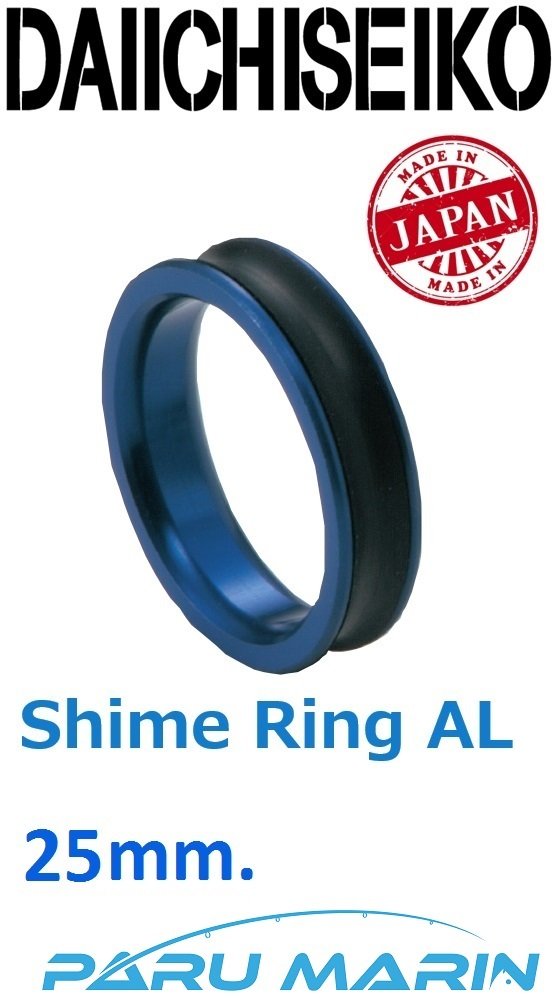 Daiichiseiko Shime Ring Düğüm Sıkma Yüzüğü 25 mm. Blue
