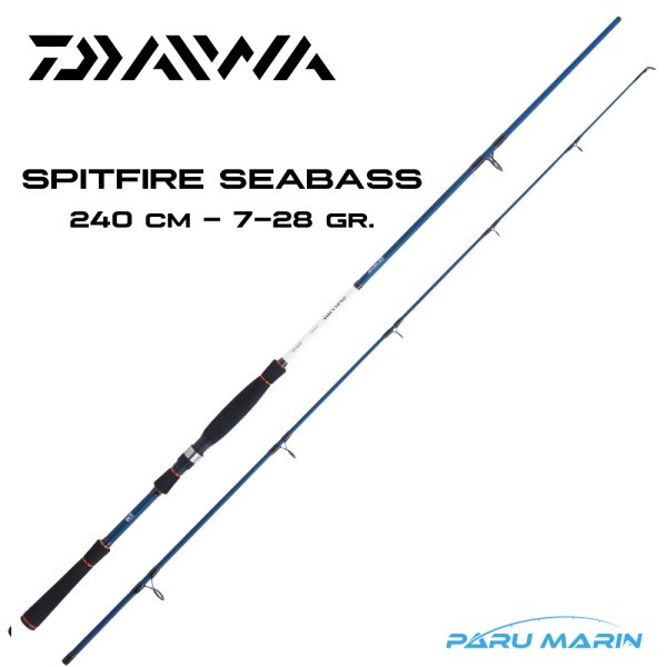 Daiwa Spitfire Seabass 240cm 7-28gr. Spin Kamış (SPSB802MHFSAF)