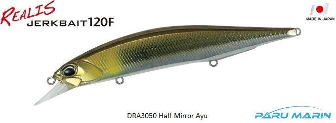 Duo Realis Jerkbait 120F DRA3050 / Half Mirror Ayu