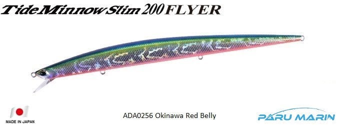 Duo Tide Minnow Slim Flyer 200 ADA0256 / Okinawa Red Belly