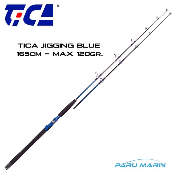 Tica Jigging Blue 165cm 2 parça Max 120gr. Kofana Kamışı