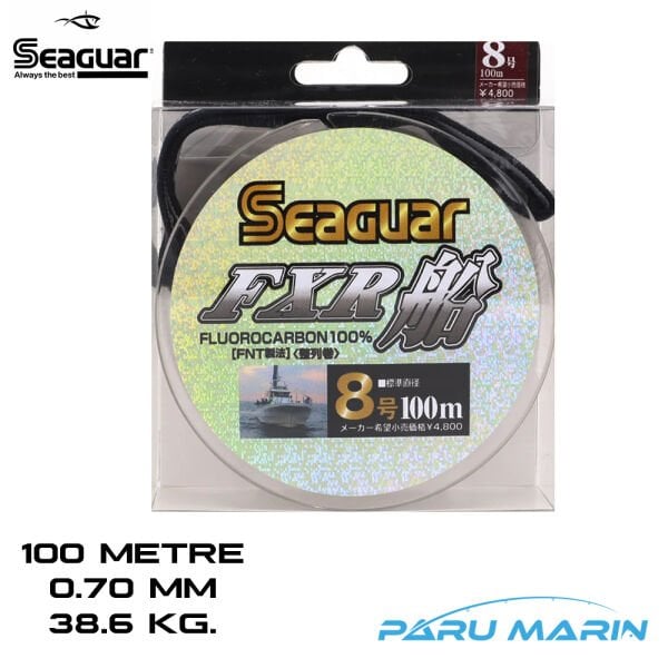 SEAGUAR FXR %100 Florokarbon 0.70mm-38.6kg. 100 mt. Misina