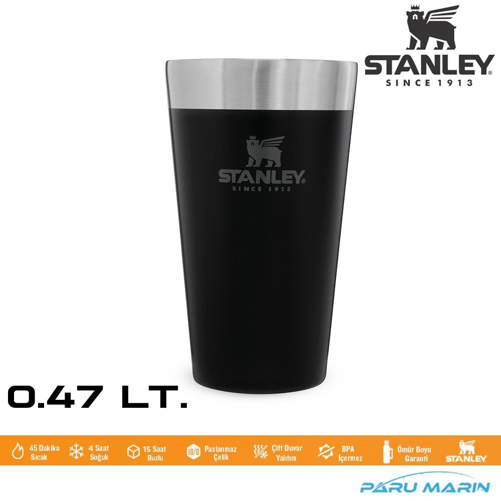 Stanley Adventure Soğuk İçecek Bardağı 0.47Lt. SİYAH