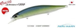 Duo Realis Jerkbait 120SP CCC3164 / A-Mart Shimmer