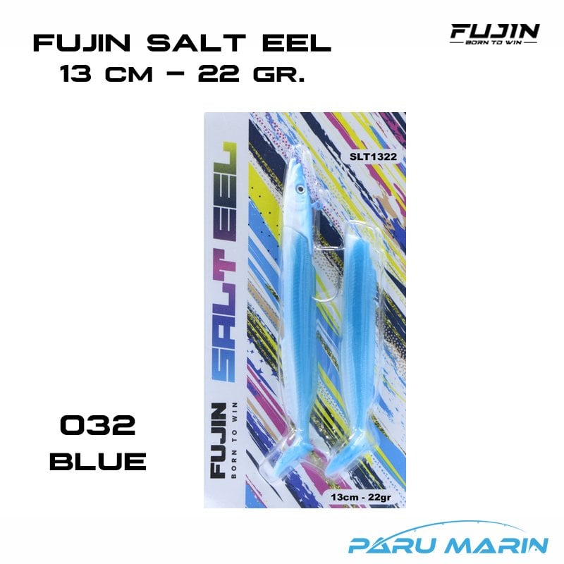 Fujin Salt Eel 13cm 22gr x2 Silikon Yem 032 Blue