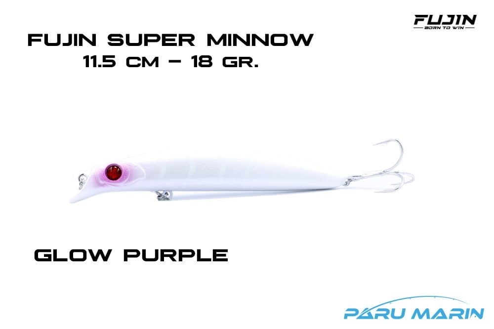 FUJIN Super Minnow 11.5cm 18gr Maket Balık Glow Purple