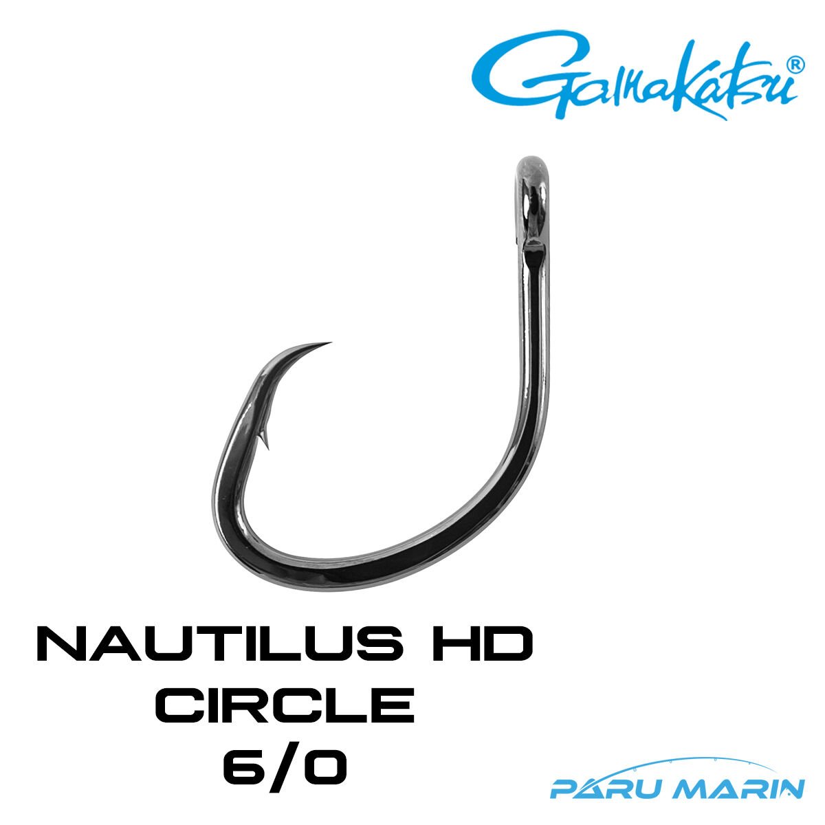 Gamakatsu Nautilus HD Circle 6/0 Orkinos İğnesi