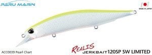 Duo Realis Jerkbait 120SP SW ACC0039 / Pearl Chart