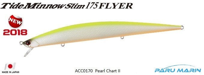 Duo Tide Minnow Slim Flyer 175 ACC0170 / Pearl Chart II