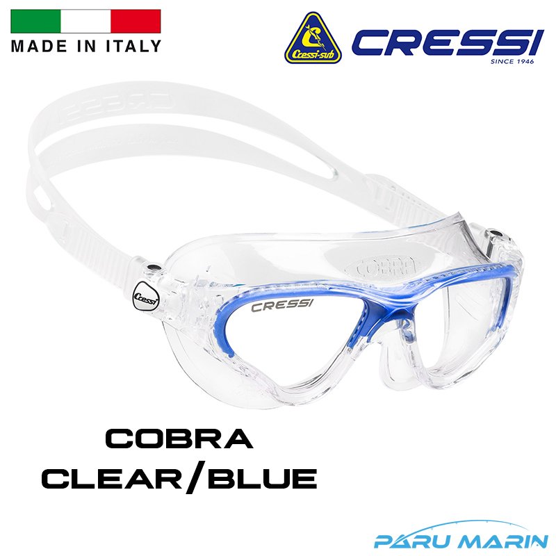 Cressi Cobra Clear / Blue Yüzücü Gözlüğü