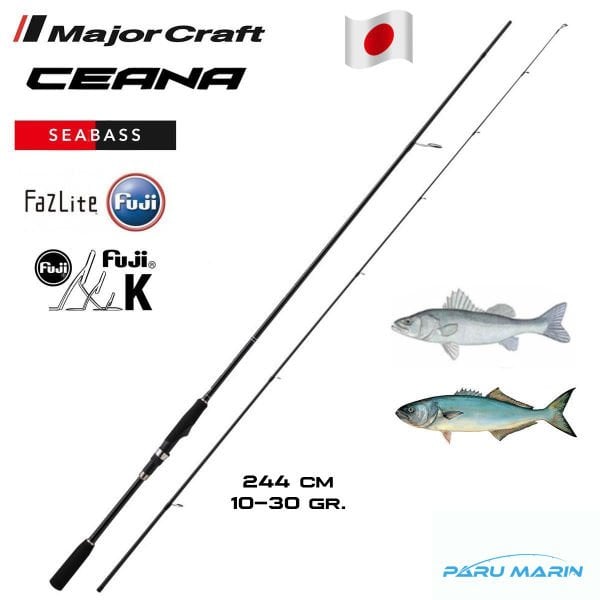 Major Craft Ceana CNSS-802ML 244cm 10-30gr Spin Kamış