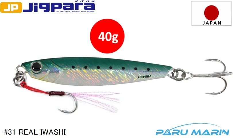 Major Craft Jigpara Short JPS-40gr #31 Real Iwashi