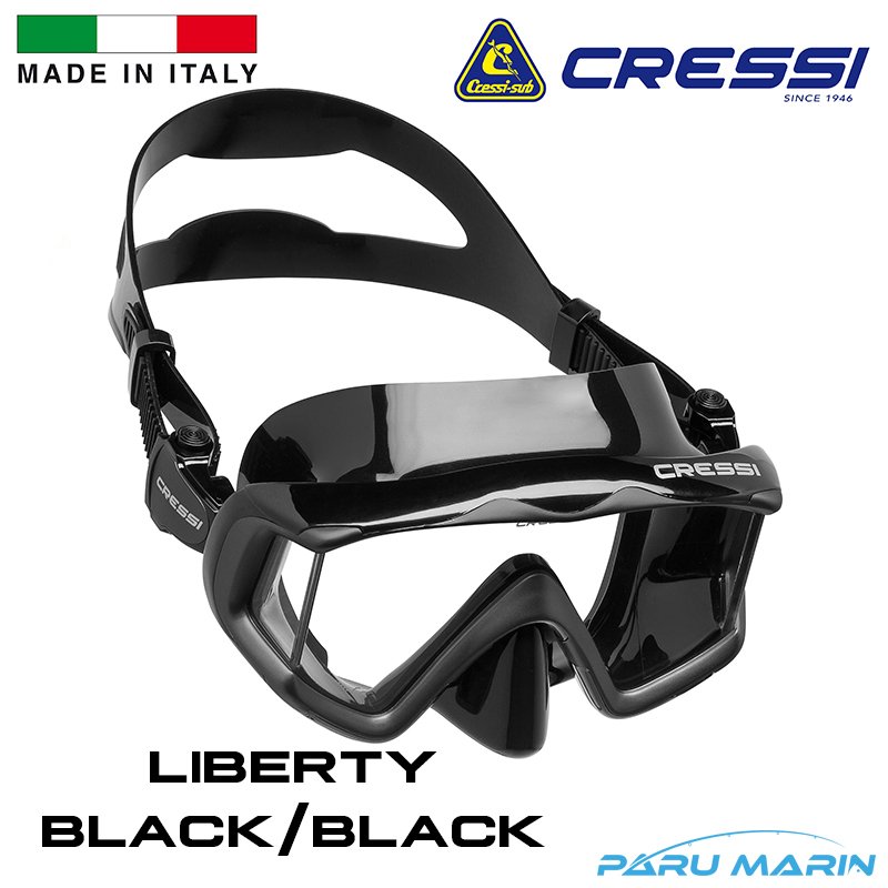 Cressi Liberty Black/Black Dalış ve Yüzme Maskesi