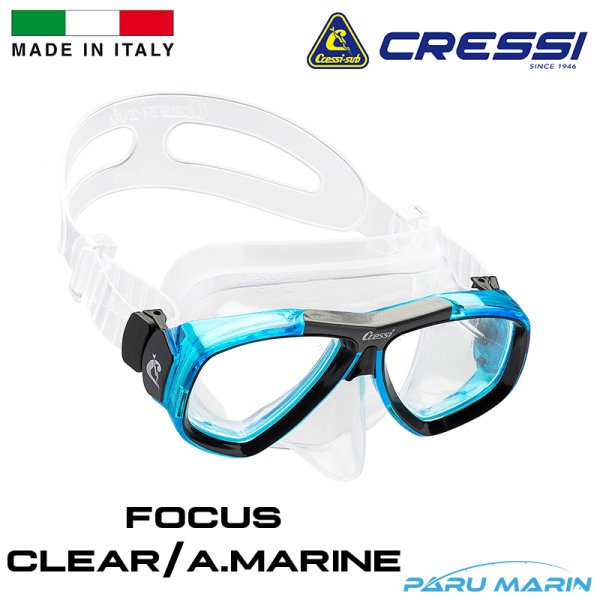 Cressi Focus Clear/A.Marine Dalış ve Yüzme Maskesi